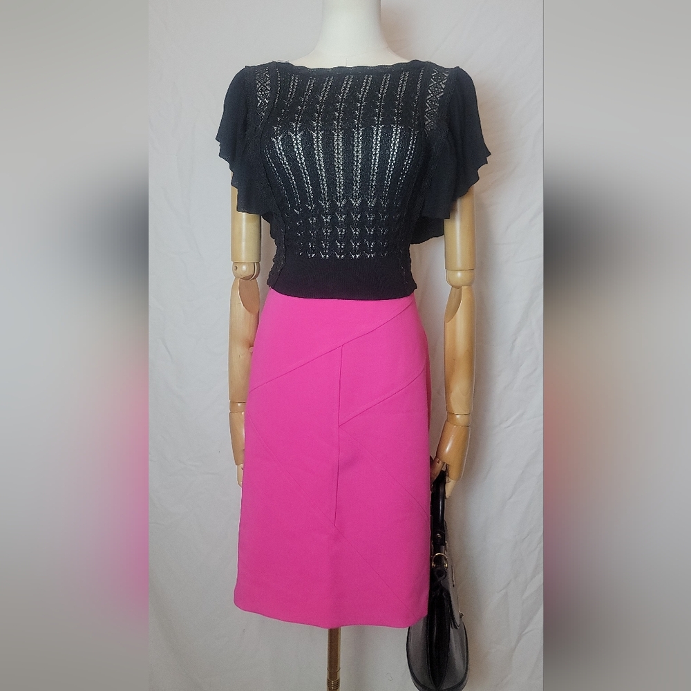 🪭Sale🪭Karl Lagerfeld Women's Seamed Zip-Back Mini Skirt, Size 10